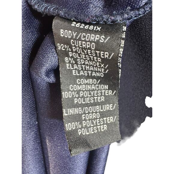 JS BOUTIQUE Formal Dress Plus Size 16 Jeweled Cap Sleeve Slight Plunge Glam New - Picture 16 of 16